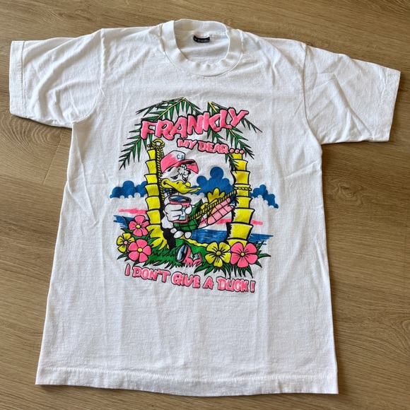 Vintage Other - Vintage 80s Single Stitch ‘Frankly My Dear I Don’t Give A Duck’ Tshirt